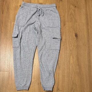 Reflex Gray Cargo Jogger Track Pants
